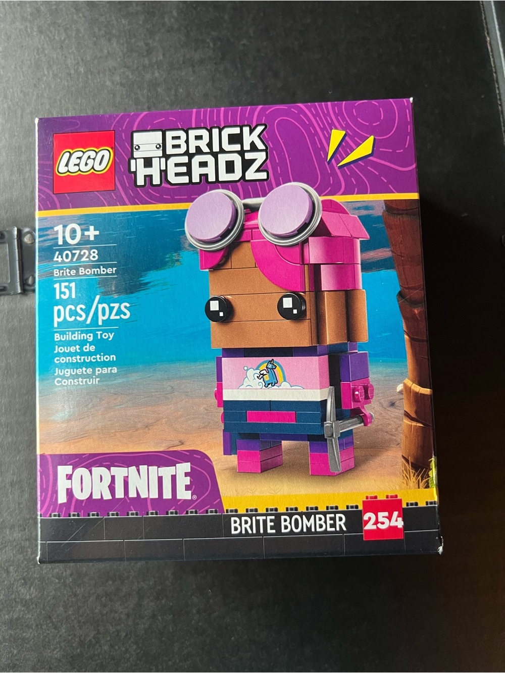 LEGO Fortnite Brite Bomber BrickHeadz - Pink, Purple, Blue